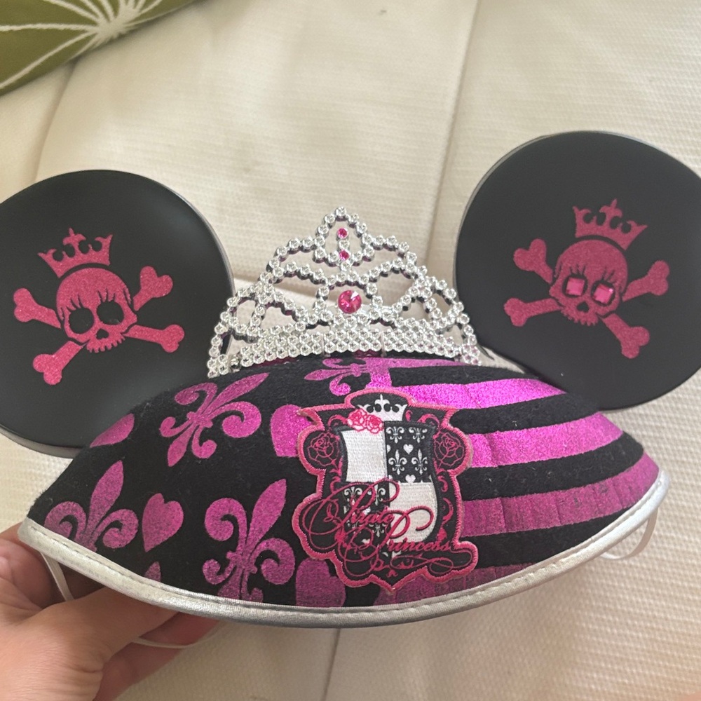 Disney Parks Tiara Pirate Mouse Ears Hat